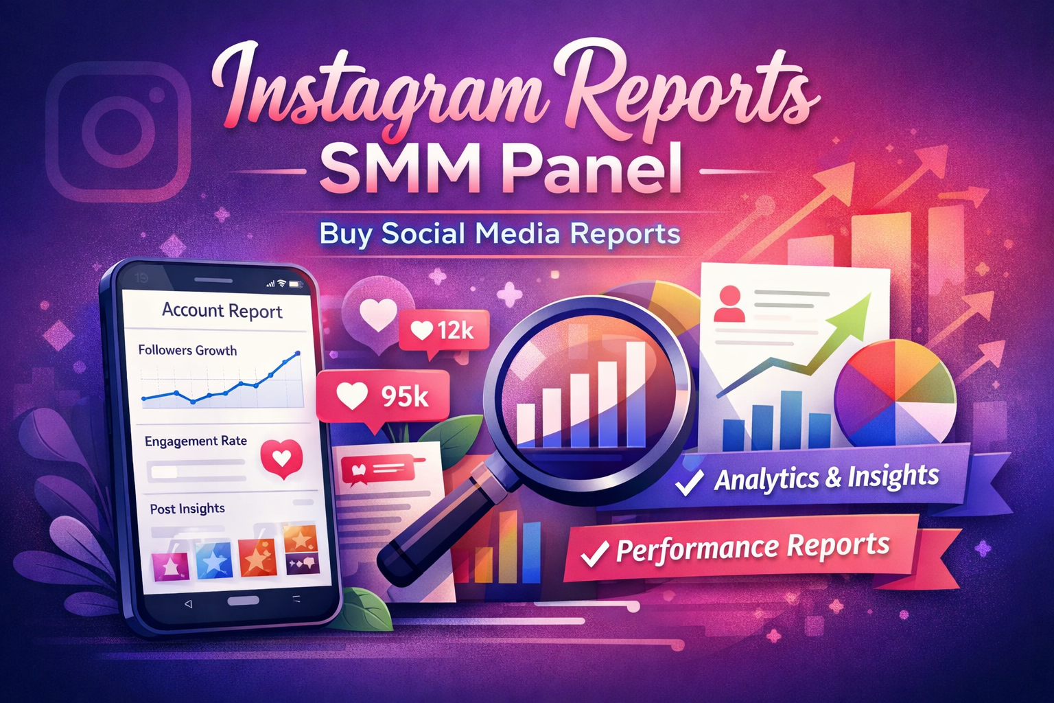 instagram reports SMM panel - Buy Social Media reports